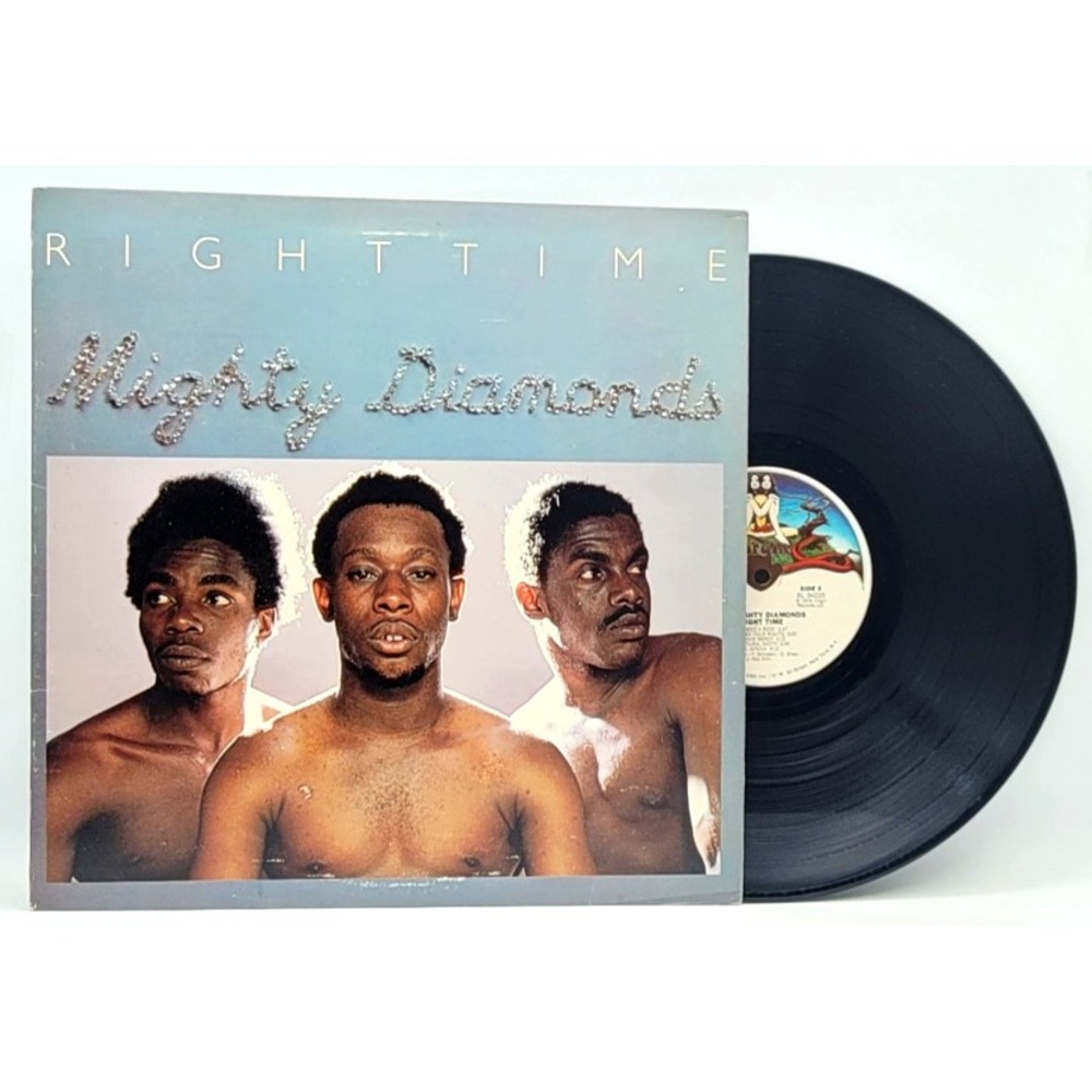 THE‎ MIGHTY DIAMONDS - RIGHT TIME - REGGAE SKA LP RECORD VIRGIN RECORDS